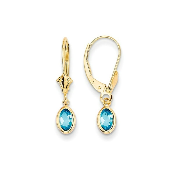 Diamond2Deal 10k Yellow Gold December Boy Birthstone Pendant for Women